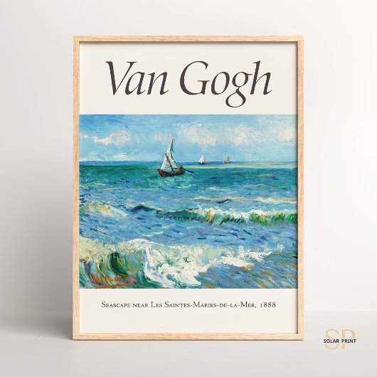 Vincent van Gogh Seascape bei Les Saintes Maries Poster