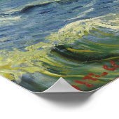 Vincent van Gogh - Seascape bei Les Saintes Poster (Ecke)