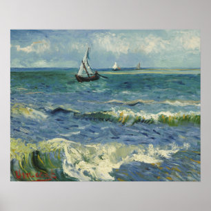 Vincent van Gogh - Seascape bei Les Saintes Poster