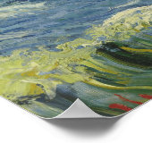 Vincent van Gogh - Seascape bei Les Saintes Poster (Ecke)