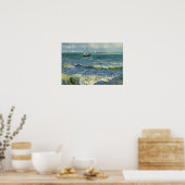 Vincent van Gogh - Seascape bei Les Saintes Poster (Küche)