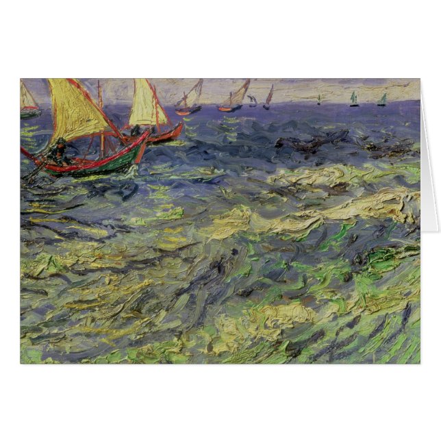 Vincent van Gogh | Seascape bei Saintes-Maries (Vorderseite (Horizontal))