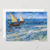 Vincent van Gogh - Seascape bei Saintes-Maries Dankeskarte (Vorne/Hinten)