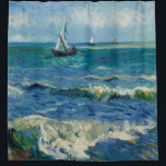 Vincent Van Gogh - Seascape bei Saintes-Maries Duschvorhang<br><div class="desc">Vincent Van Gogh - Seascape bei Saintes-Maries</div>