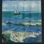 Vincent Van Gogh - Seascape bei Saintes-Maries Duschvorhang<br><div class="desc">Vincent Van Gogh - Seascape bei Saintes-Maries</div>