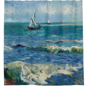 Vincent Van Gogh - Seascape bei Saintes-Maries Duschvorhang