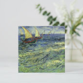 Vincent van Gogh - Seascape bei Saintes Maries Einladung (Stehend Vorderseite)