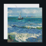 Vincent Van Gogh - Seascape bei Saintes-Maries Feiertagskarte<br><div class="desc">Vincent Van Gogh - Seascape bei Saintes-Maries</div>