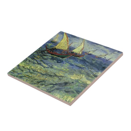 Vincent van Gogh - Seascape bei Saintes Maries Fliese (Seite)