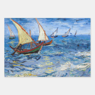 Vincent van Gogh - Seascape bei Saintes-Maries Geschenkpapier Set
