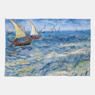 Vincent van Gogh - Seascape bei Saintes-Maries Geschirrtuch
