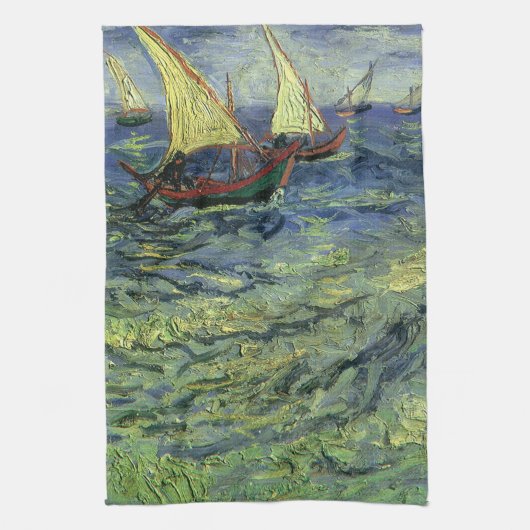 Vincent van Gogh - Seascape bei Saintes Maries Handtuch (Vertikal)