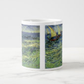 Vincent van Gogh - Seascape bei Saintes Maries Jumbo-Tasse (Vorderseite)