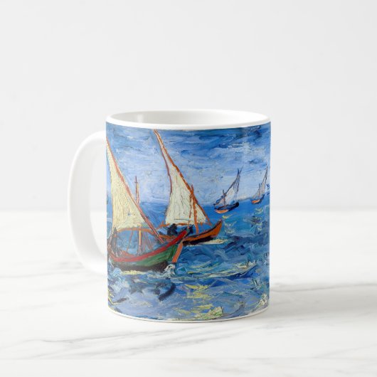Vincent van Gogh - Seascape bei Saintes-Maries Kaffeetasse (Vorderseite Links)