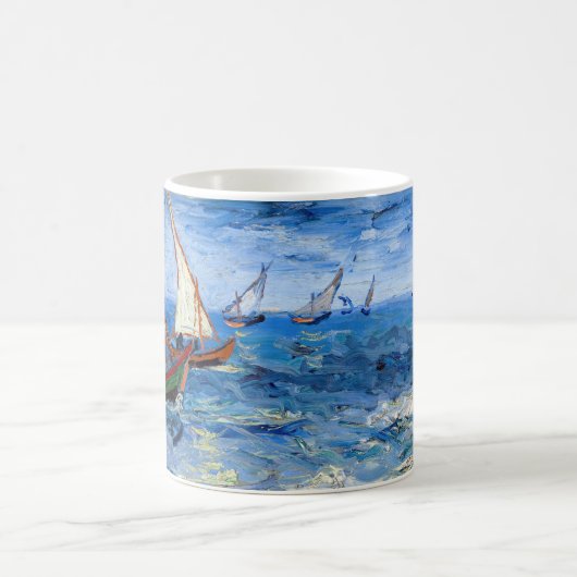 Vincent van Gogh - Seascape bei Saintes-Maries Kaffeetasse (Mittel)