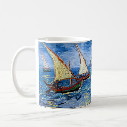 Vincent van Gogh - Seascape bei Saintes-Maries Kaffeetasse (Links)