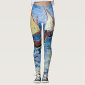 Vincent van Gogh - Seascape bei Saintes-Maries Leggings (Vorderseite)