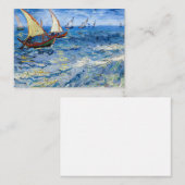 Vincent van Gogh - Seascape bei Saintes-Maries Mitteilungskarte (Vorne/Hinten)