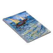Vincent van Gogh - Seascape bei Saintes-Maries Notizblock (Rechte Seite)