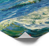 Vincent Van Gogh - Seascape bei Saintes-Maries Poster (Ecke)