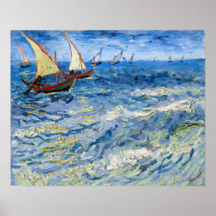 Vincent van Gogh - Seascape bei Saintes-Maries Poster