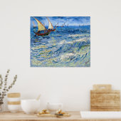 Vincent van Gogh - Seascape bei Saintes-Maries Poster (Küche)