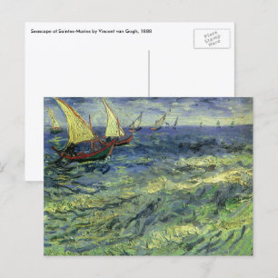Vincent van Gogh - Seascape bei Saintes Maries Postkarte