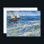 Vincent van Gogh - Seascape bei Saintes-Maries Postkarte<br><div class="desc">Seascape at Saintes-Maries - Vincent van Gogh,  Oil on Leinwand,  1888</div>