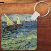 Vincent van Gogh - Seascape bei Saintes Maries Schlüsselanhänger (Rückseite)