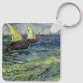 Vincent van Gogh - Seascape bei Saintes Maries Schlüsselanhänger (Rückseite)