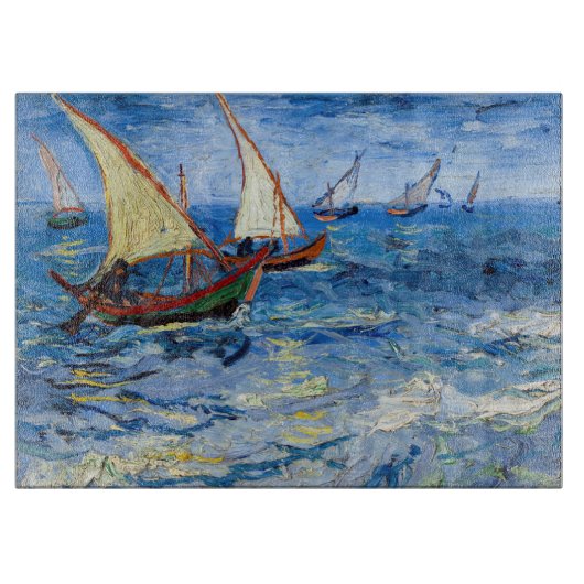 Vincent van Gogh - Seascape bei Saintes-Maries Schneidebrett (Vorderseite)