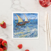 Vincent van Gogh - Seascape bei Saintes-Maries Serviette (Beispiel)