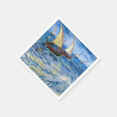 Vincent van Gogh - Seascape bei Saintes-Maries Serviette (Ecke)