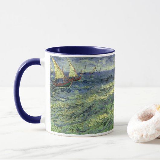 Vincent van Gogh - Seascape bei Saintes Maries Tasse (Mit Donut)