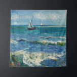 Vincent Van Gogh - Seascape bei Saintes-Maries Wandteppich<br><div class="desc">Vincent Van Gogh - Seascape bei Saintes-Maries</div>