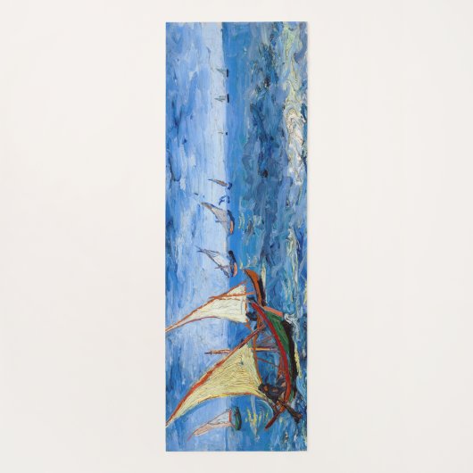 Vincent van Gogh - Seascape bei Saintes-Maries Yogamatte (Rückseite)