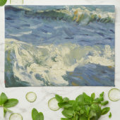 Vincent van Gogh - Seascape in der Nähe von Sainte Geschirrtuch (Gefaltet)