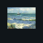 Vincent van Gogh - Seascape in der Nähe von Sainte Leinwanddruck<br><div class="desc">Seascape in der Nähe von Les Saintes-Maries-de-la-Mer (1888) von Vincent van Gogh ist ein Vintager Post-Impressionismen maritimer Malerei. Eine Meereslandschaft mit Segelbooten am Meer mit sanften Wellen in Strandnähe. Über den Künstler: Vincent Willem van Gogh (1853-1890) war ein postimpressionistischer Maler, dessen Werk besonders für seine raue Schönheit, emotionale Ehrlichkeit und...</div>