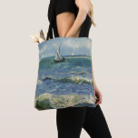 Vincent van Gogh - Seascape in der Nähe von Sainte Tasche<br><div class="desc">Seascape in der Nähe von Les Saintes-Maries-de-la-Mer (1888) von Vincent van Gogh ist ein Vintager Post-Impressionismen maritimer Malerei. Eine Meereslandschaft mit Segelbooten am Meer mit sanften Wellen in Strandnähe. Über den Künstler: Vincent Willem van Gogh (1853-1890) war ein postimpressionistischer Maler, dessen Werk besonders für seine raue Schönheit, emotionale Ehrlichkeit und...</div>