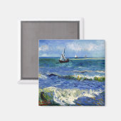 Vincent van Gogh Seascape Magnet (Vorderseite/Rückseite)