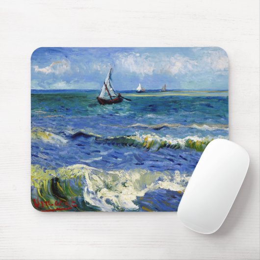 Vincent van Gogh Seascape Mousepad (Mit Mouse)