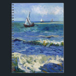 Vincent van Gogh Seascape Notizblock<br><div class="desc">Seascape wurde 1888 von Vincent van Gogh gemalt.</div>