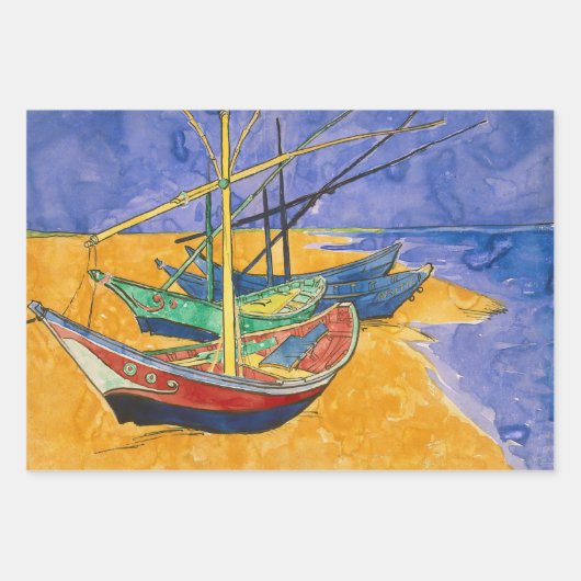 Vincent Van Gogh - Seascapes Selection Geschenkpapier Set (Vorderseite)