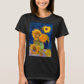 Vincent Van Gogh - sechs Sonnenblumen-T - Shirt (Vorderseite)