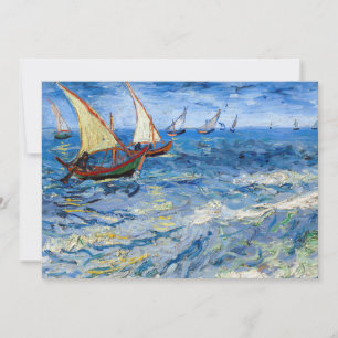 Vincent van Gogh - Seelandschaft bei Saintes-Marie Dankeskarte