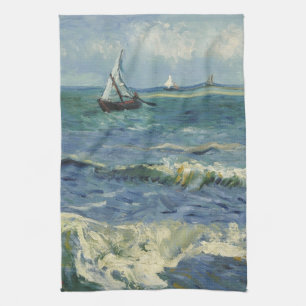 Vincent van Gogh - Seelandschaft bei Saintes Marie Geschirrtuch