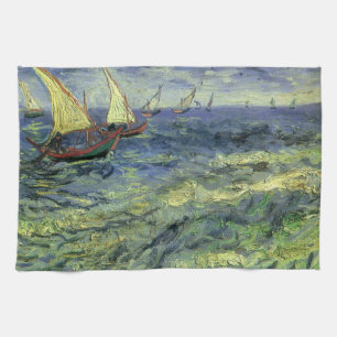 Vincent van Gogh - Seelandschaft bei Saintes Marie Handtuch