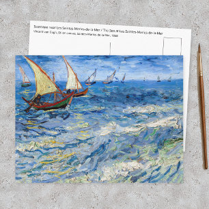 Vincent van Gogh - Seelandschaft bei Saintes-Marie Postkarte