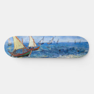 Vincent van Gogh - Seelandschaft bei Saintes-Marie Skateboard