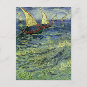 Vincent van Gogh - Seestück bei Saintes Maries Postkarte